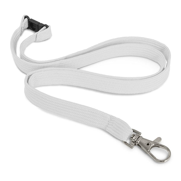 Strand Custom Printed Lanyard - 12mm (White)