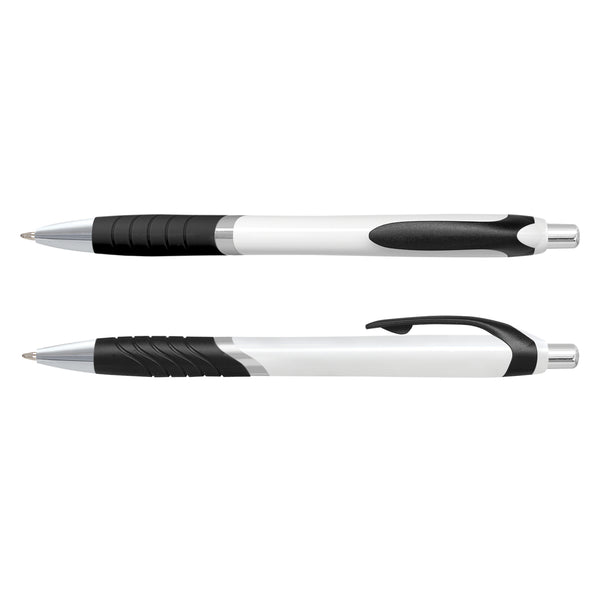 Quartz Jet Pen - White Barrel (Black)
