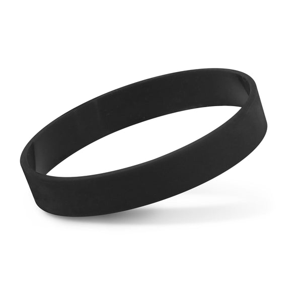 Rally Silicone Wrist Band - Indent (Black)