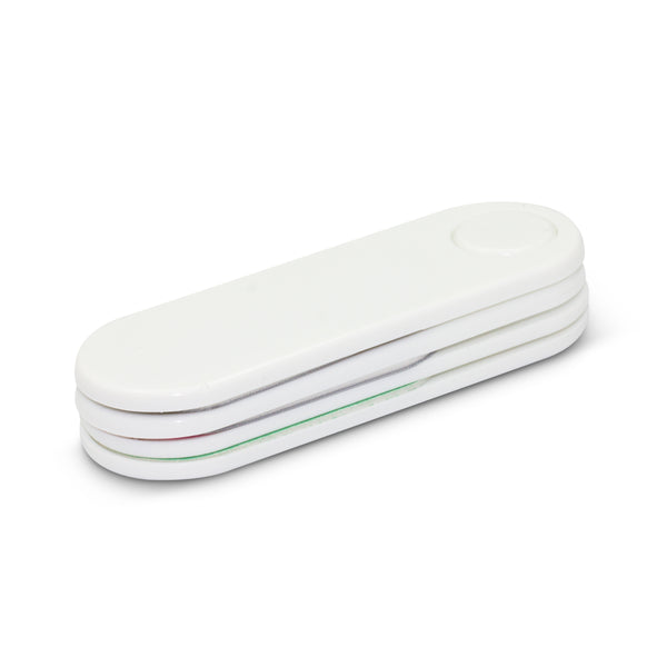 Flax Swivel Nail Care Kit (White)
