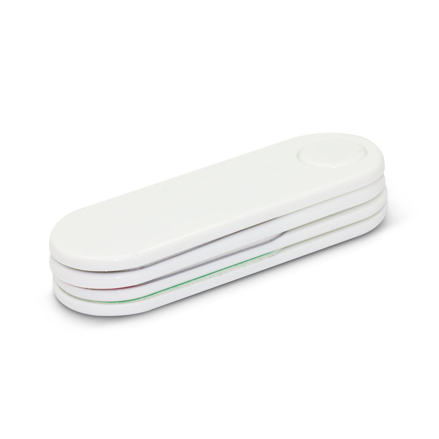 Flax Swivel Nail Care Kit (White)