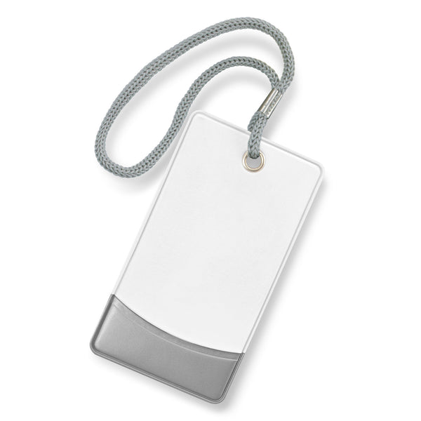 Venture Luggage Tag (White/Silver)