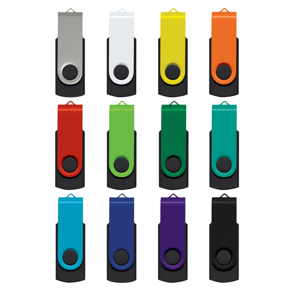 Cipher Helix 8GB Flash Drive (Teal/Black)