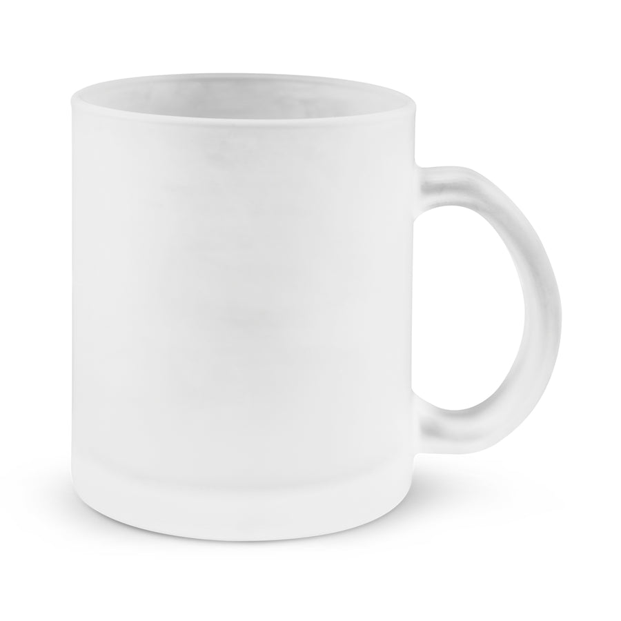 Frost Venetian Glass Coffee Mug (Frosted Clear)