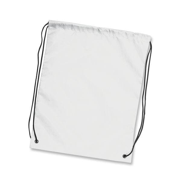 Drawstring Drawstring Backpack (White)