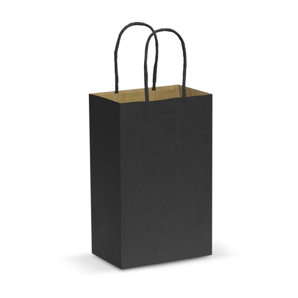 Kraft Paper Carry Bag - Small (Black)