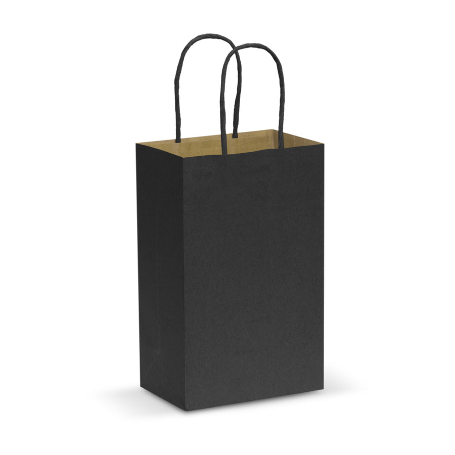 Kraft Paper Carry Bag - Small (Black)