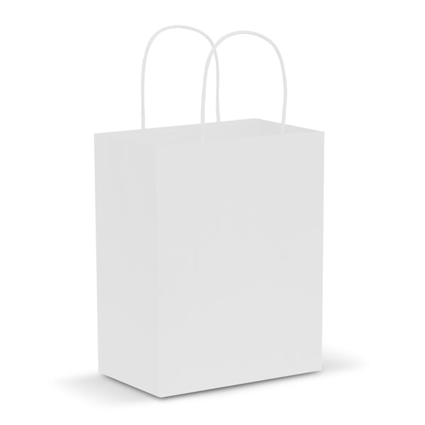 Kraft Paper Carry Bag - Medium (White)