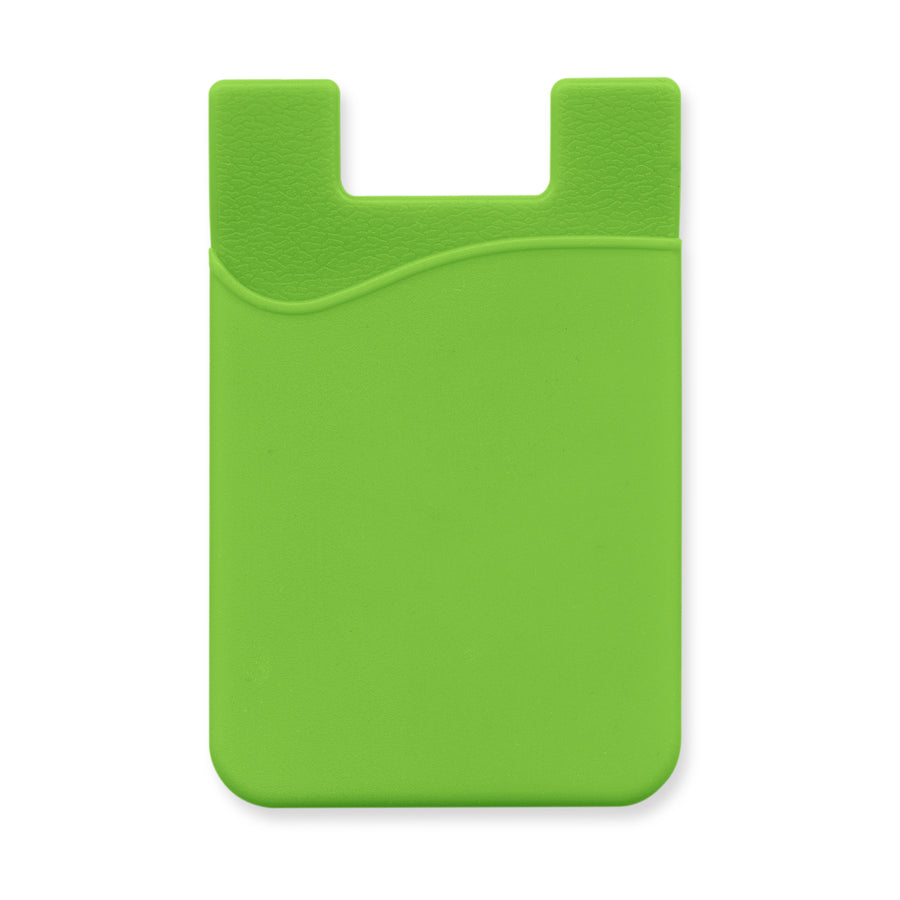 Cipher Silicone Phone Wallet (Bright Green)