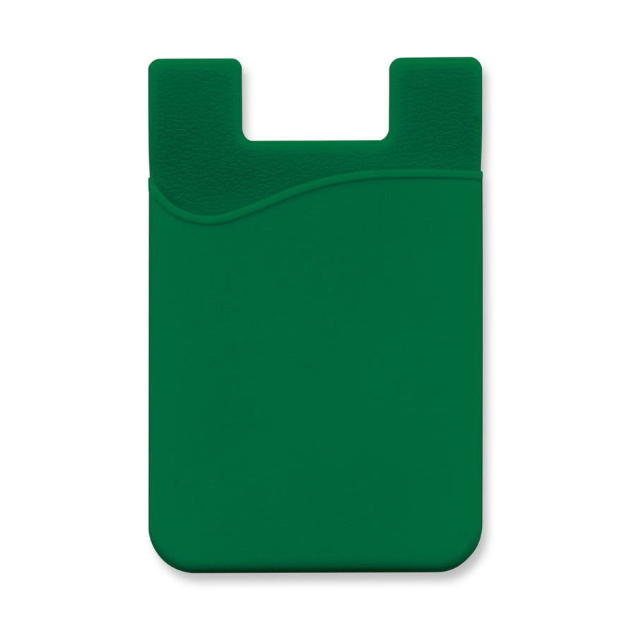 Cipher Silicone Phone Wallet (Dark Green)
