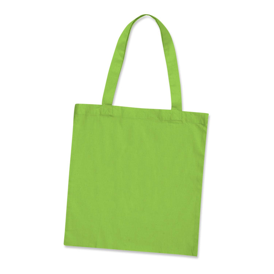 Linen Cotton Tote Bag - Colours (Bright Green)