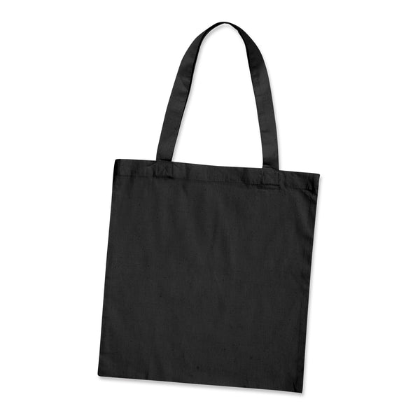Linen Cotton Tote Bag - Colours (Black)