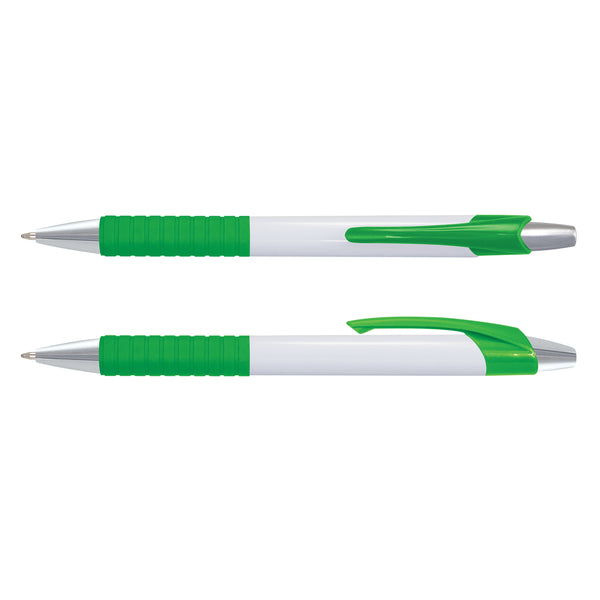 Cleo Pen (White/Bright Green)