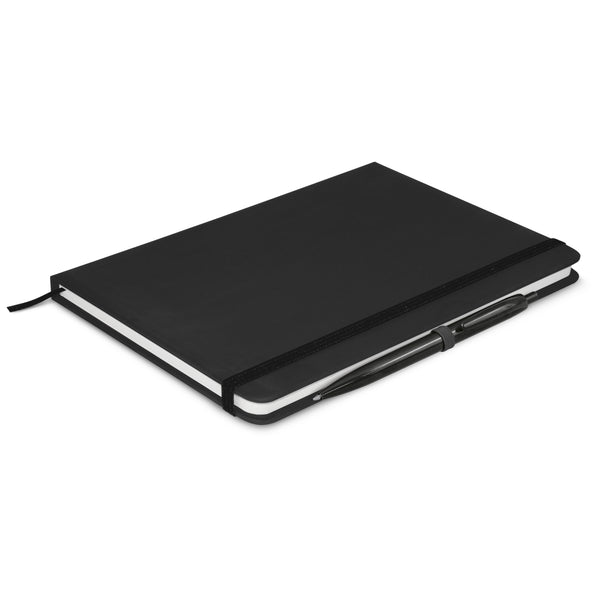 Quire Notebook With Pen (Black)