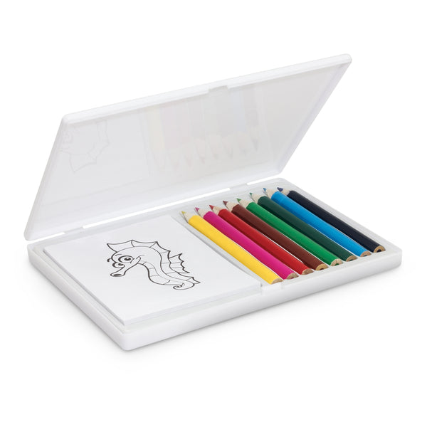 Canvas Colouring Set (White)