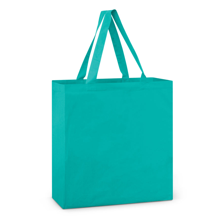 Canvas Cotton Tote Bag - Colours (Teal)