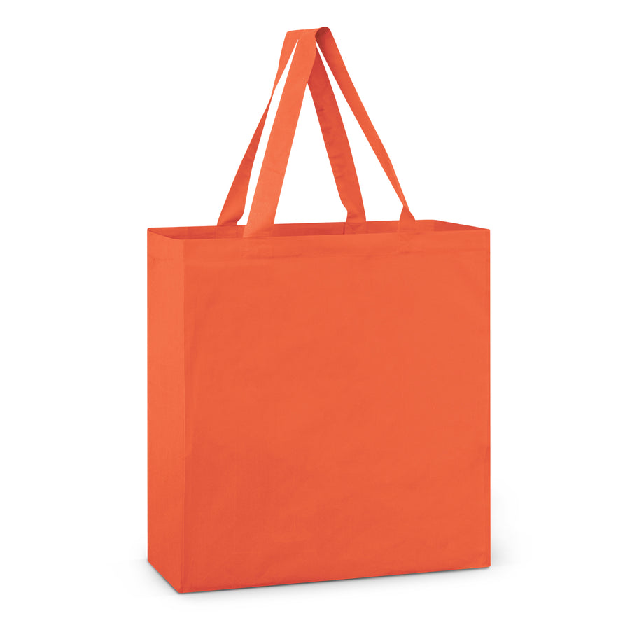 Canvas Cotton Tote Bag - Colours (Orange)