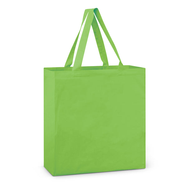 Canvas Cotton Tote Bag - Colours (Bright Green)