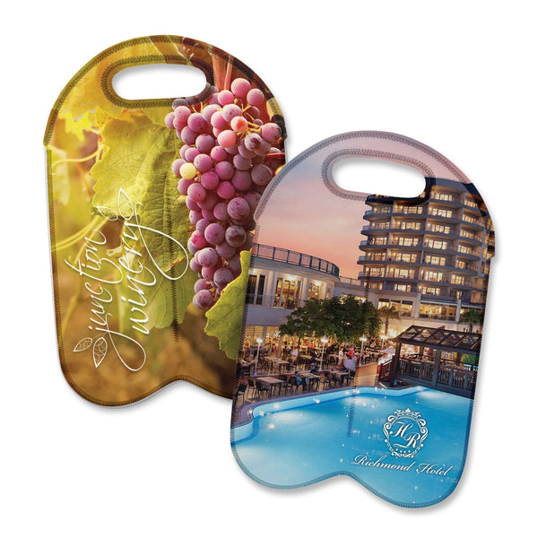 Fjord Double Wine Cooler Bag - Full Colour (White)