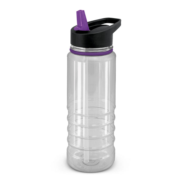 Solano Elite Bottle - Clear and Black (Purple)