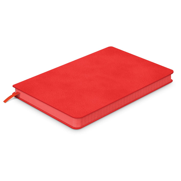 Linen Notebook - Medium (Red)