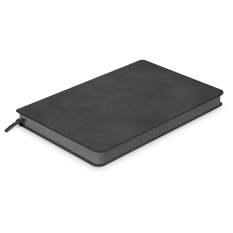 Linen Notebook - Medium (Black)