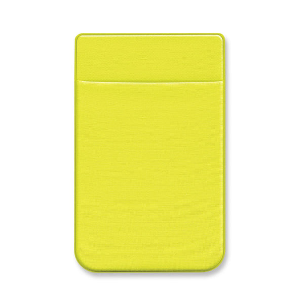 Pulse Lycra Phone Wallet - Heat Transfer (Yellow)