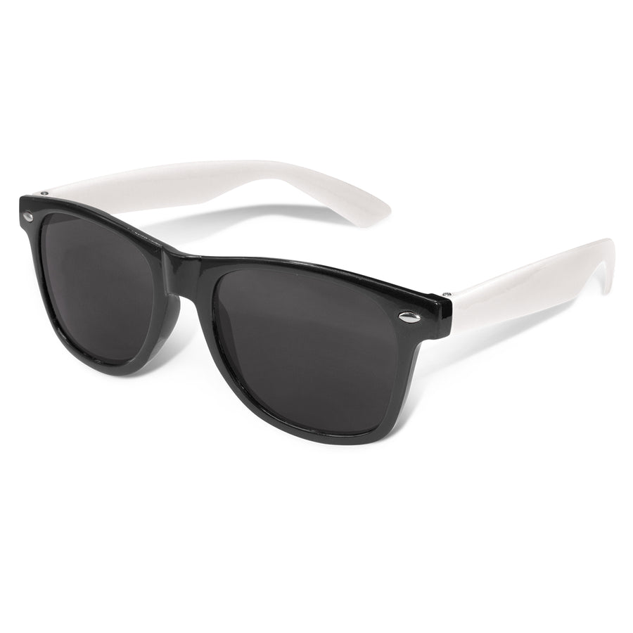 Coastal Premium Sunglasses - White Arms (Black)