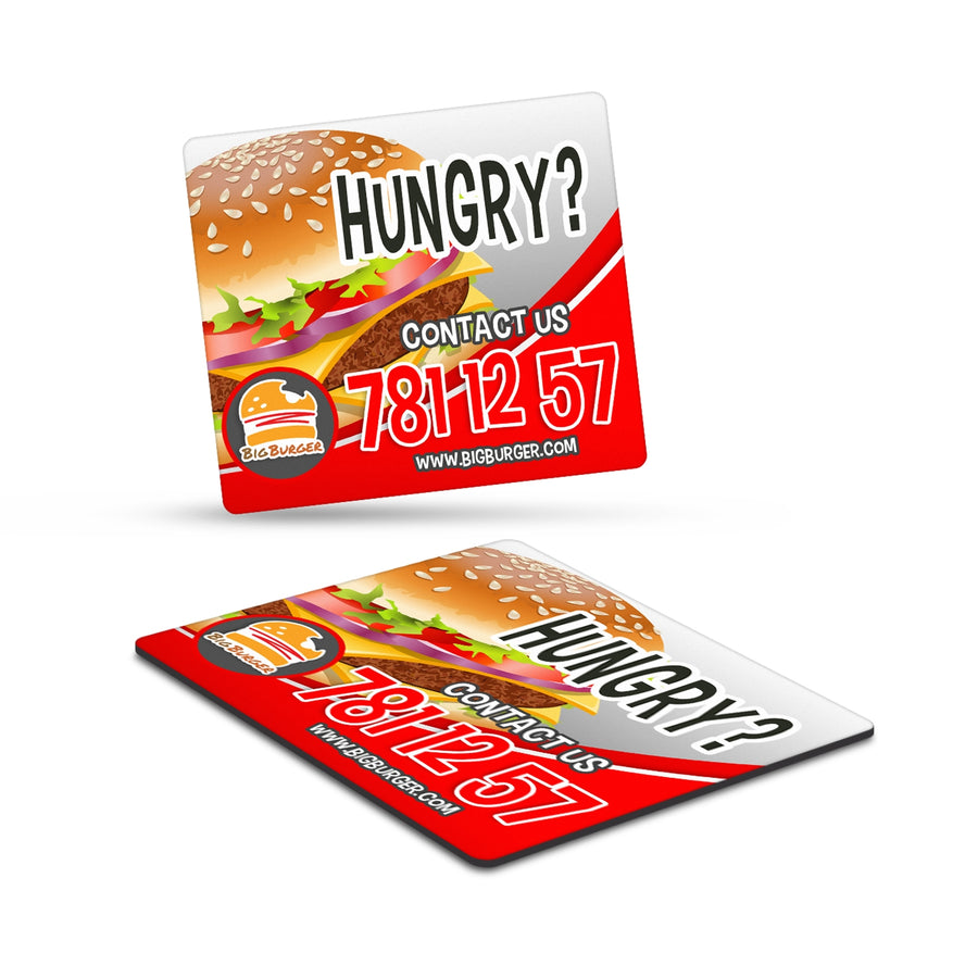 Magnet Fridge Magnet 90 x 80mm - Rectangle (White)