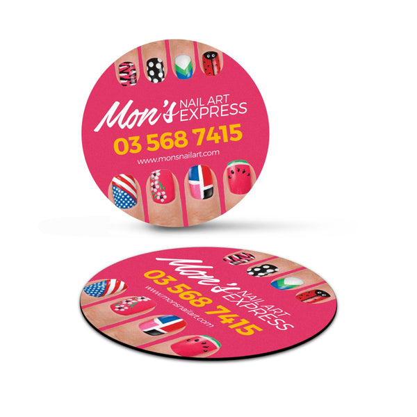 Magnet Fridge Magnet 70mm - Circle (White)
