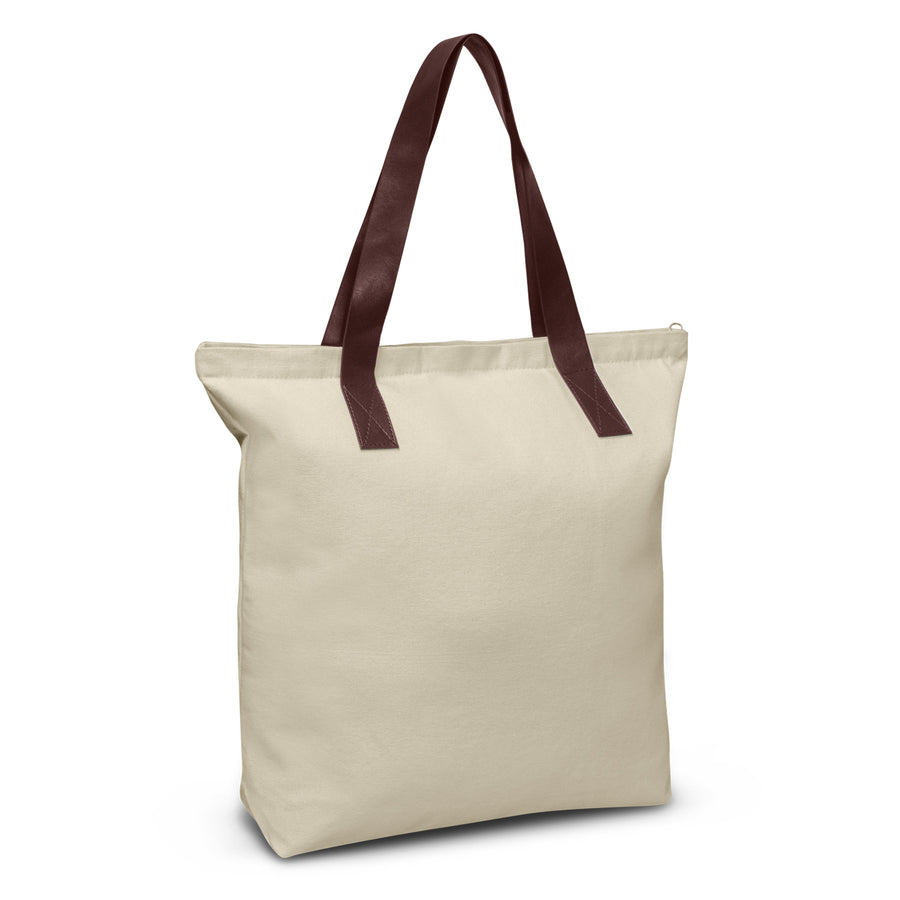 Ascot Tote Bag (Natural/Brown)