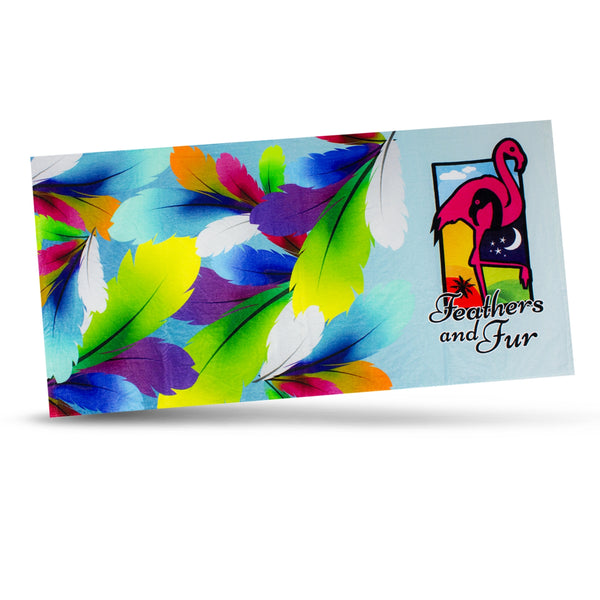 Picasso Beach Towel (White)