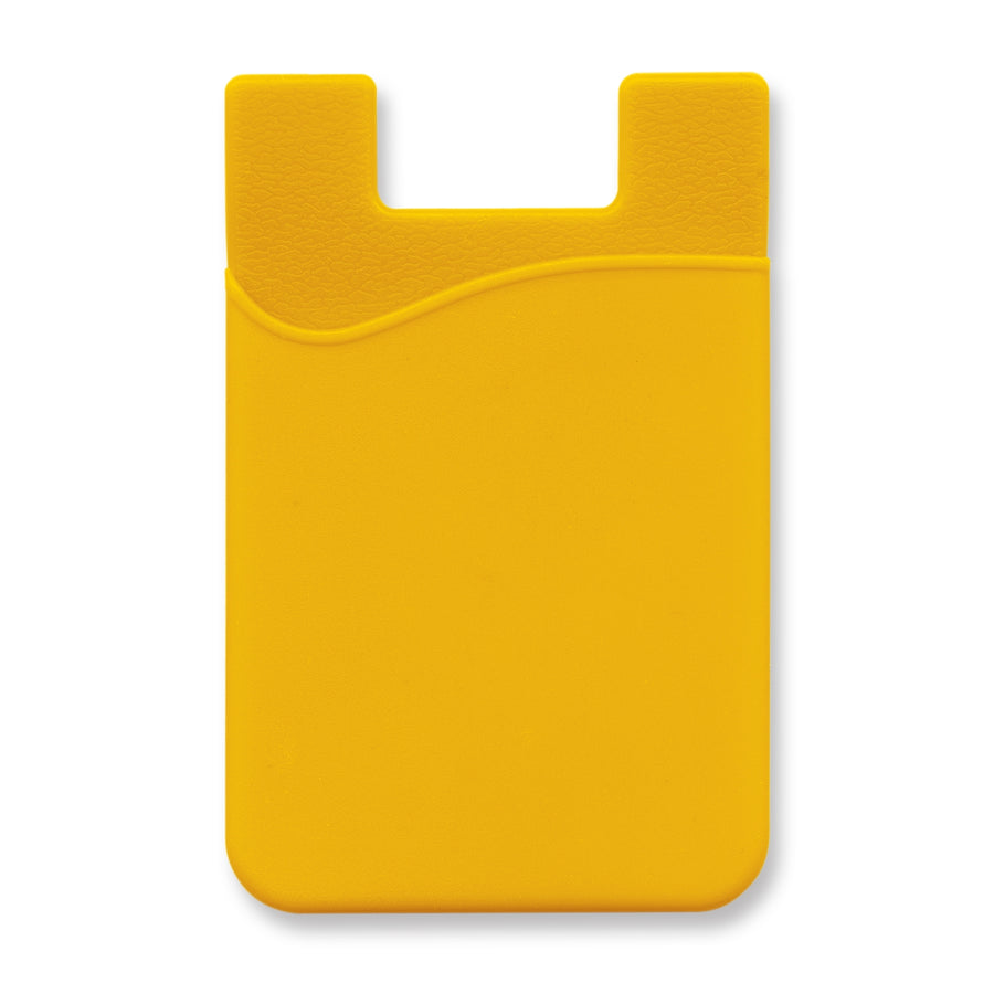 Quartz Silicone Phone Wallet - Full Colour (Yellow)