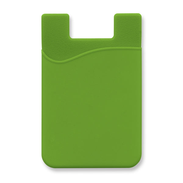 Quartz Silicone Phone Wallet - Full Colour (Bright Green)