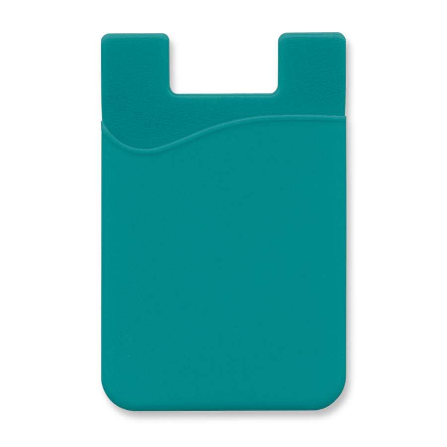 Quartz Silicone Phone Wallet - Full Colour (Teal)