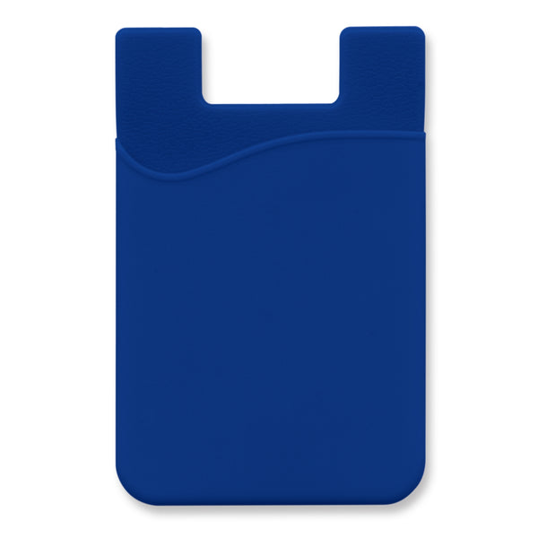 Cipher Silicone Phone Wallet - Indent (Dark Blue)
