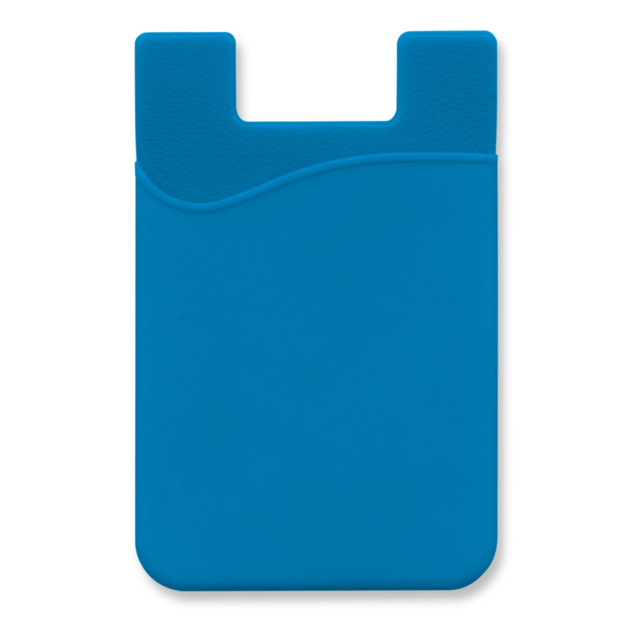 Cipher Silicone Phone Wallet - Indent (Light Blue)