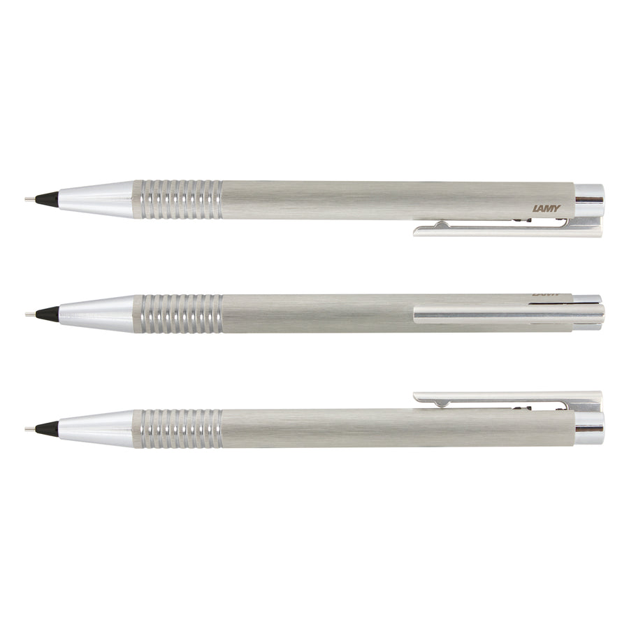 LAMY Logo Pencil - Brushed Steel (Brushed Silver)