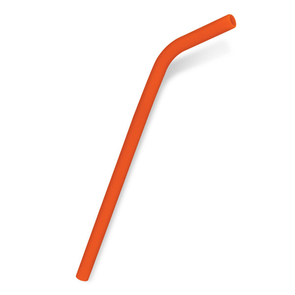 Flax Silicone Straw (Orange)