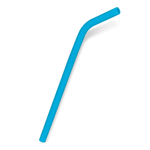 Flax Silicone Straw (Light Blue)