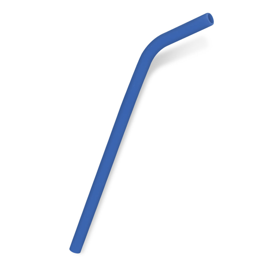 Flax Silicone Straw (Dark Blue)