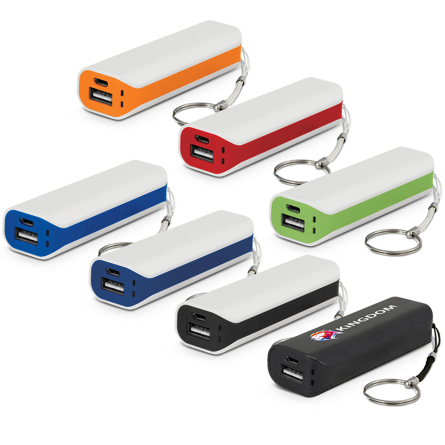 Compact Power Bank (White/Black)