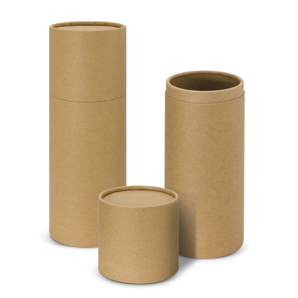 Cylinder Drink Bottle Gift Tube - Large (Natural)