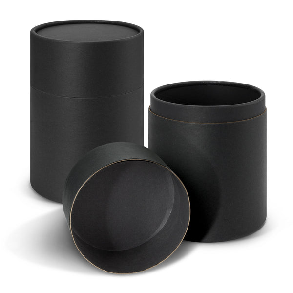 Cylinder Reusable Cup Gift Tube (Black)
