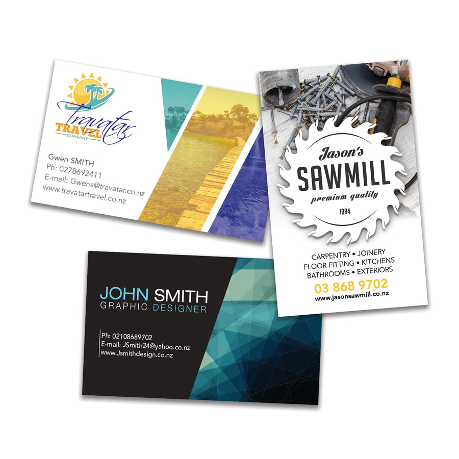 Impact Business Cards (White)