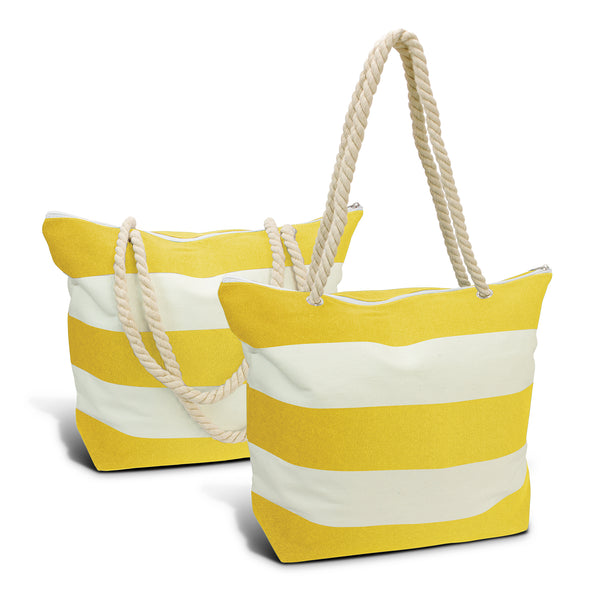 Harbour Bali Tote Bag (White/Yellow)