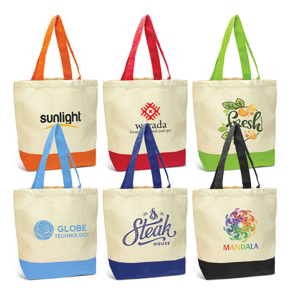 Canvas Sedona Canvas Tote Bag (Orange/Natural)
