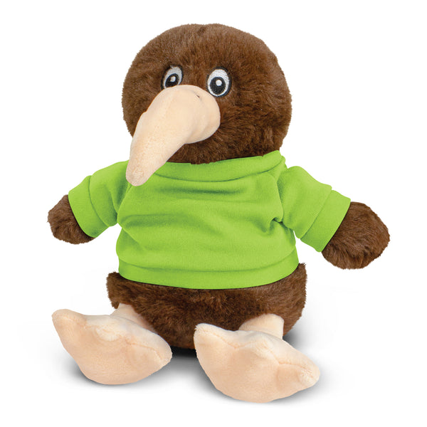 Kauri Kiwi Plush Toy (Bright Green)