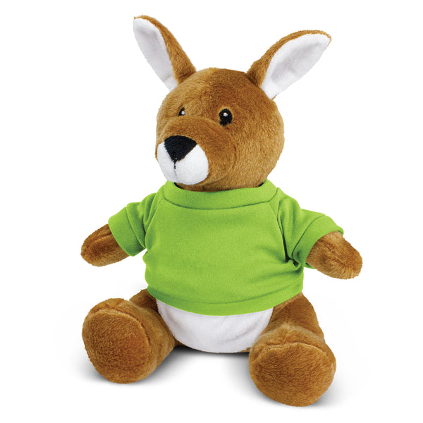 Outback Kangaroo Plush Toy (Bright Green)
