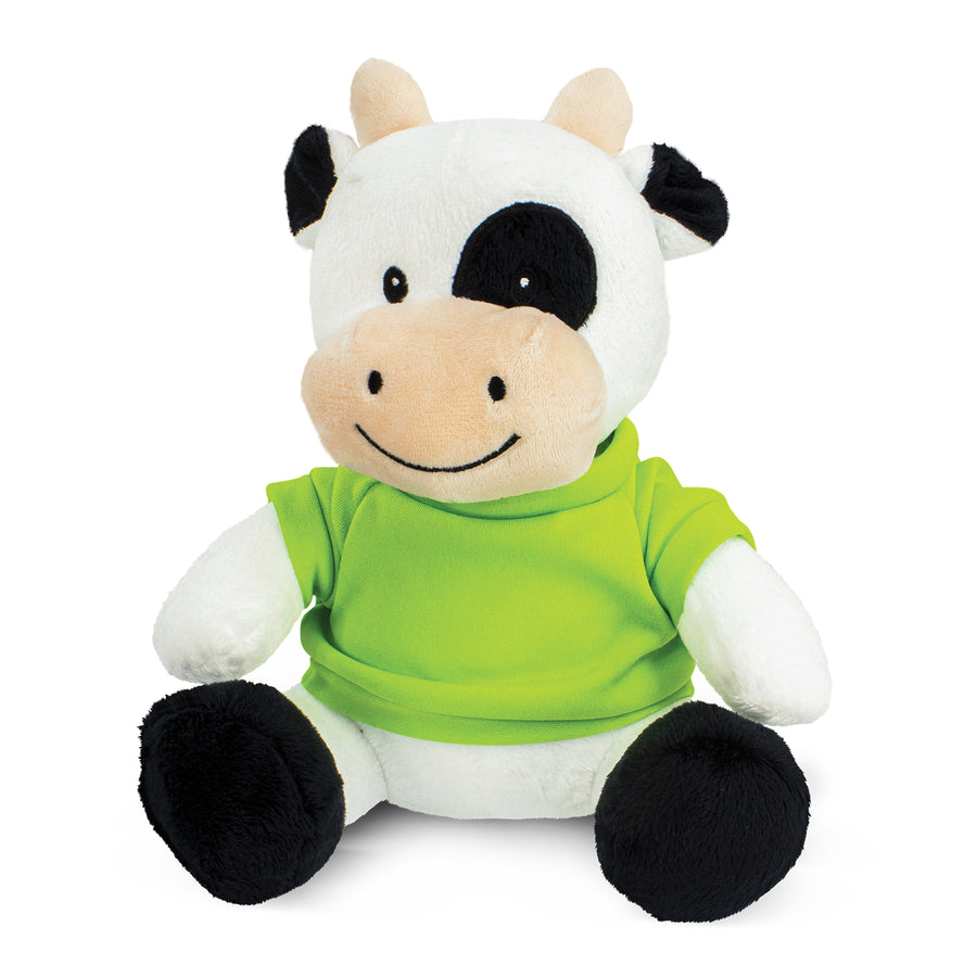 Meadow Cow Plush Toy (Bright Green)